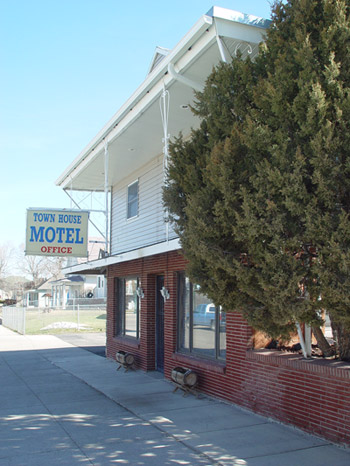 Welcome to the Town House Motel in Lusk, Wyoming